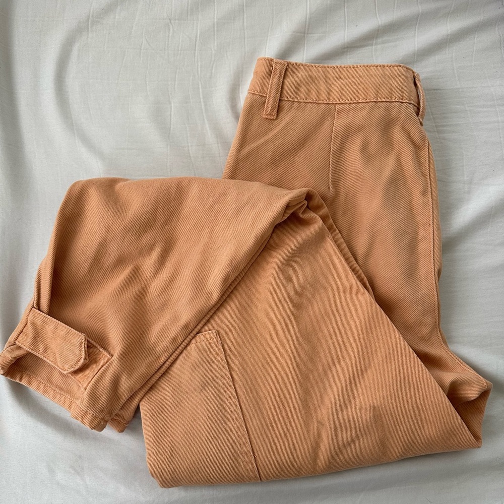 Forever 21 peach cargo pants size 26.